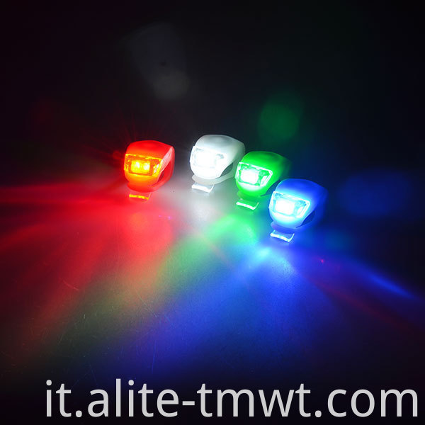 Luce per biciclette a LED a LED ad alta luminosità Luce / Helmet Bike Light